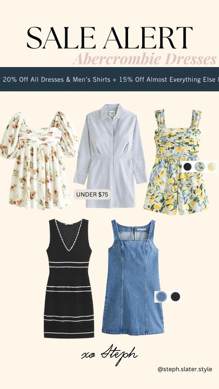 Abercrombie spring dresses on sale! 

#LTKstyletip #LTKSeasonal #LTKsalealert