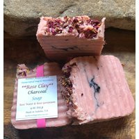 Rose Clay & Charcoal Soap | Etsy (US)