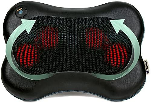 Amazon.com: Zyllion Shiatsu Back and Neck Massager - Kneading Massage Pillow with Heat for Should... | Amazon (US)