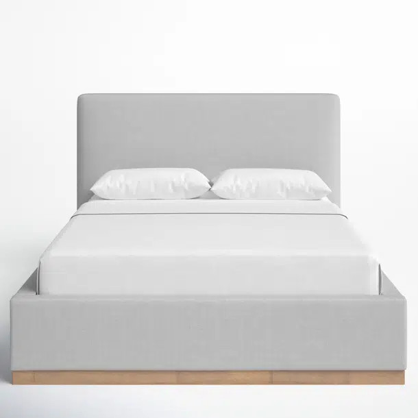Delpha Grounded Upholstered Wood Base Bed | Wayfair North America