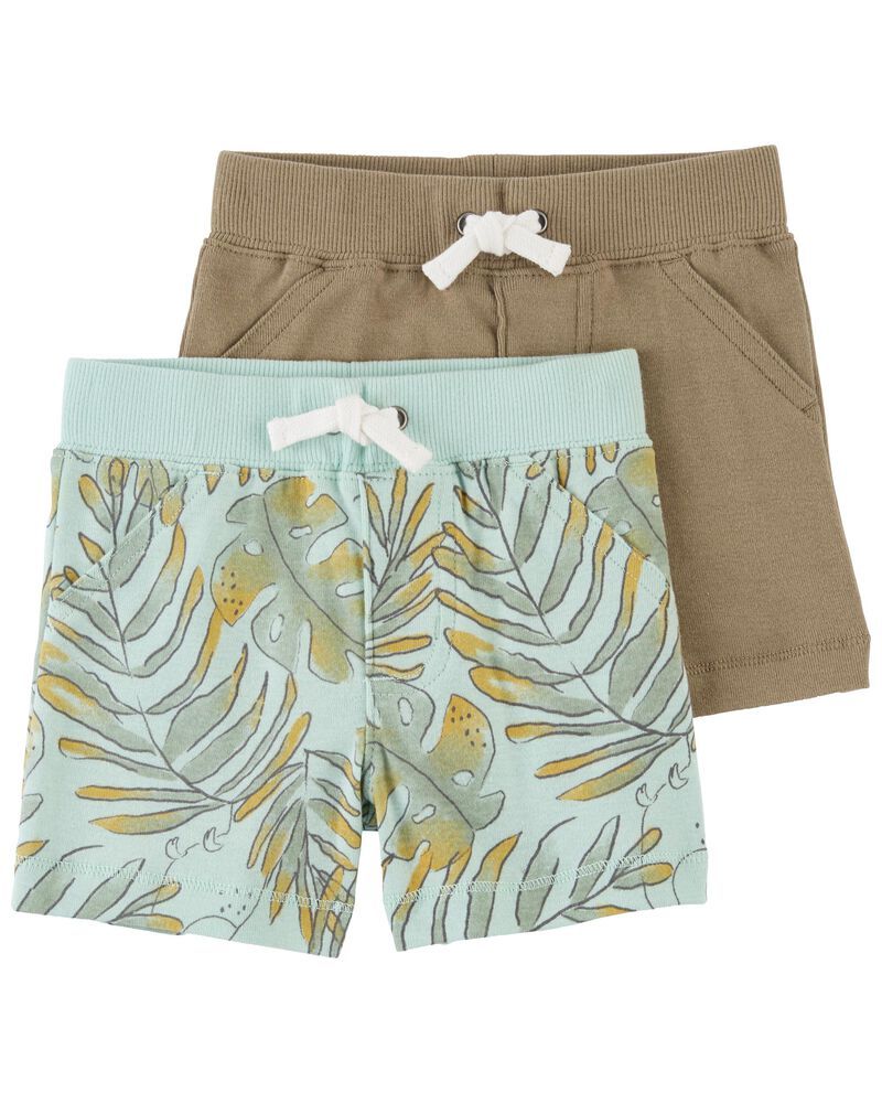 Baby 2-Pack Cotton Shorts | Carter's