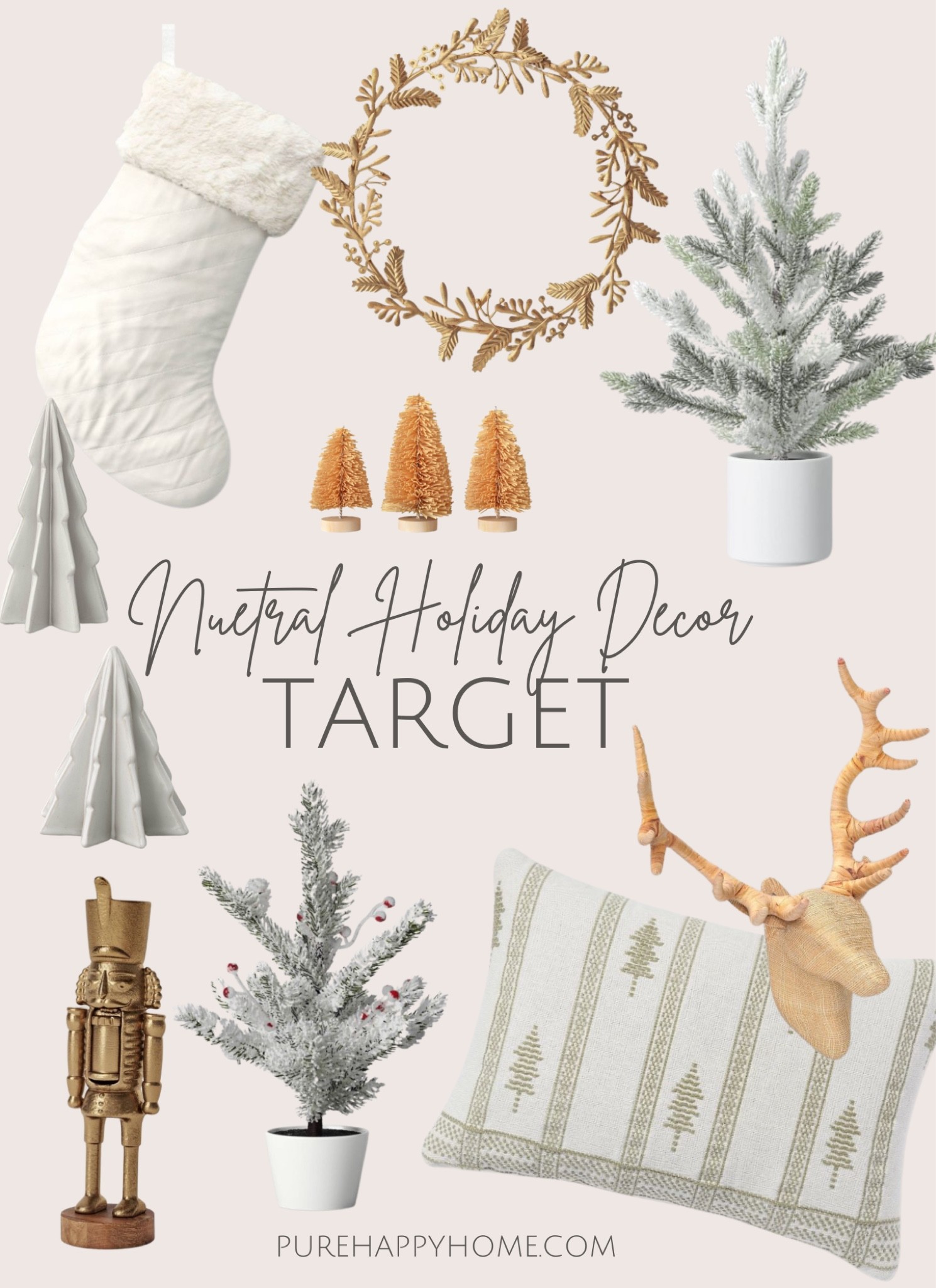 Christmas, Target Christmas, neutral Christmas decor, wreath, nutcracker, Christmas stocking, throw pillow

#LTKSeasonal #LTKhome #LTKstyletip