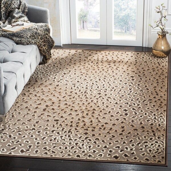 SAFAVIEH Paradise Irana Leopard Viscose Rug | Bed Bath & Beyond
