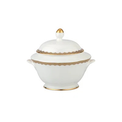 Antique Gold Sugar Bowl with Lid | Wayfair North America