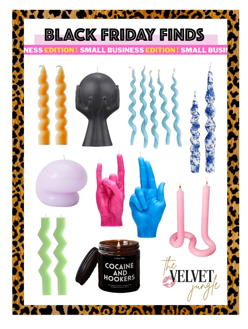 Black Friday drop ! It's all about #smallbusiness shopping this time of year so ditch the big box stores and get some uniquely weird and fun decor handmade with love instead ! 

I love candles but I love funky candles even more 😎 Check these out !

#LTKhome #LTKgiftguide #LTKsale