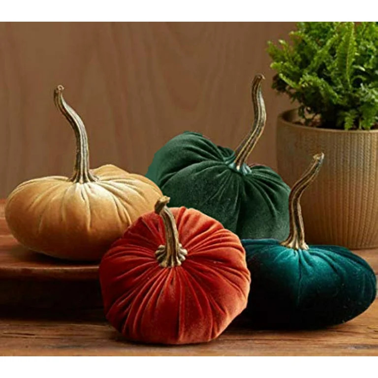 ESULOMP Halloween Decorations Thanksgivings Pumpkins 1 pc Velvet Pumpkins Decor Super Soft Stuffe... | Walmart (US)