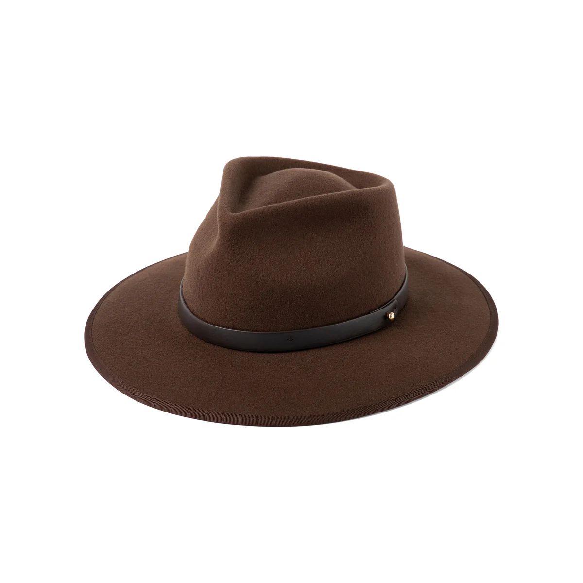 Diego - Wool Felt Fedora Hat in Brown | Lack of Color US | Lack of Color
