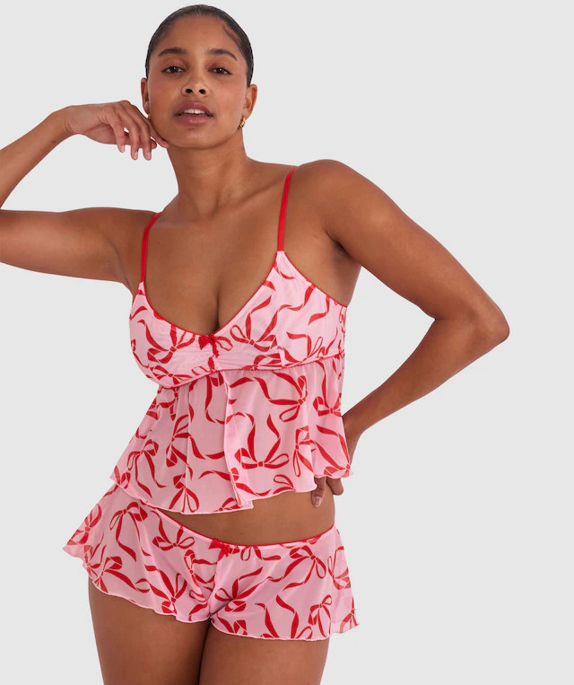 Romantics Cami - Print | BRAS N THINGS 