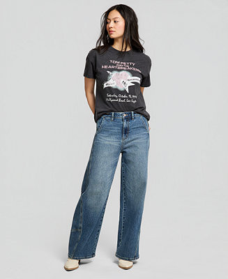 Women's Seamed Wide-Leg Jeans, Macy's Exclusive | Macy's