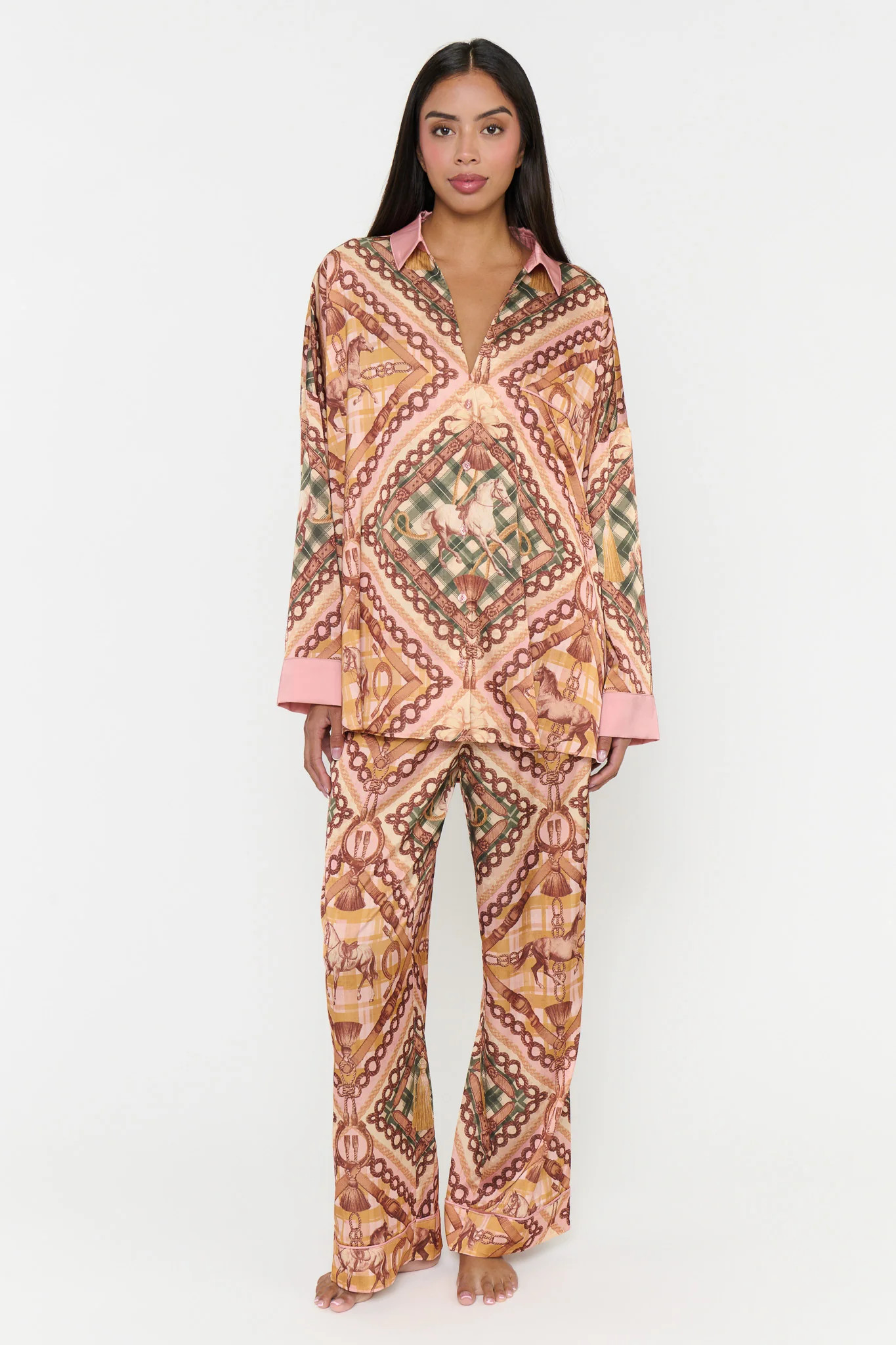 Overslept PJ Set ~ Saddle Club Silky | Show Me Your Mumu
