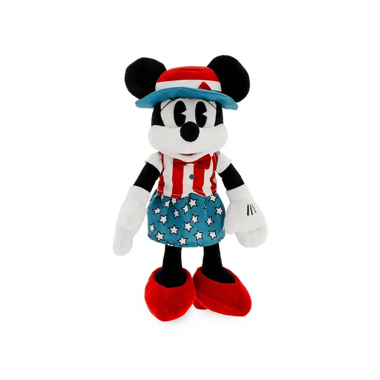 Disney Parks Minnie Mouse Americana Plush Small 11in New with Tag | Walmart (US)