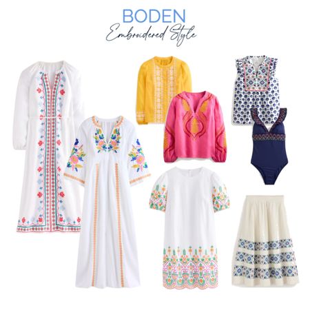 Embrace summer in these beautifully embroidered pieces from Boden. Which one is your favorite?

#BodenStyle #EmbroideredDresses #SummerFashion #Fashionista #StylishLooks
#EmbroideredTops #FashionStatement #BodenEmbroidery #SummerWardrobe #StyleInspiration



#LTKFindsUnder100 #LTKSwim #LTKStyleTip