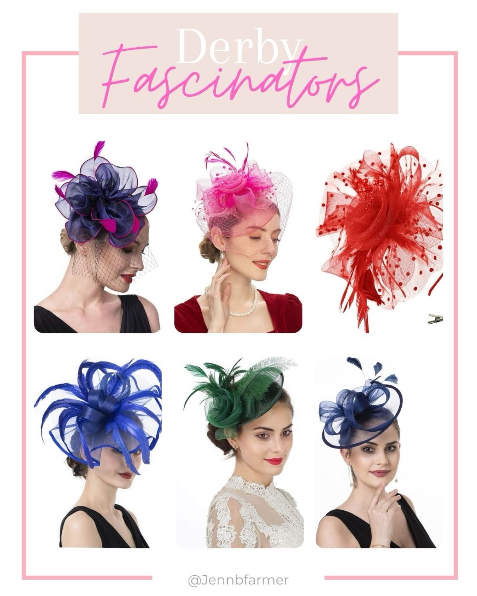 Beautiful classic Fascinators to wear to Derby parties!!! 🐎 There are so many colors and styles to choose from🎊🎉 #derby #fascinator #fascinators #kentuckyderby #derbyparty #derbyhats #derbyparties

#LTKparties #LTKSeasonal #LTKstyletip