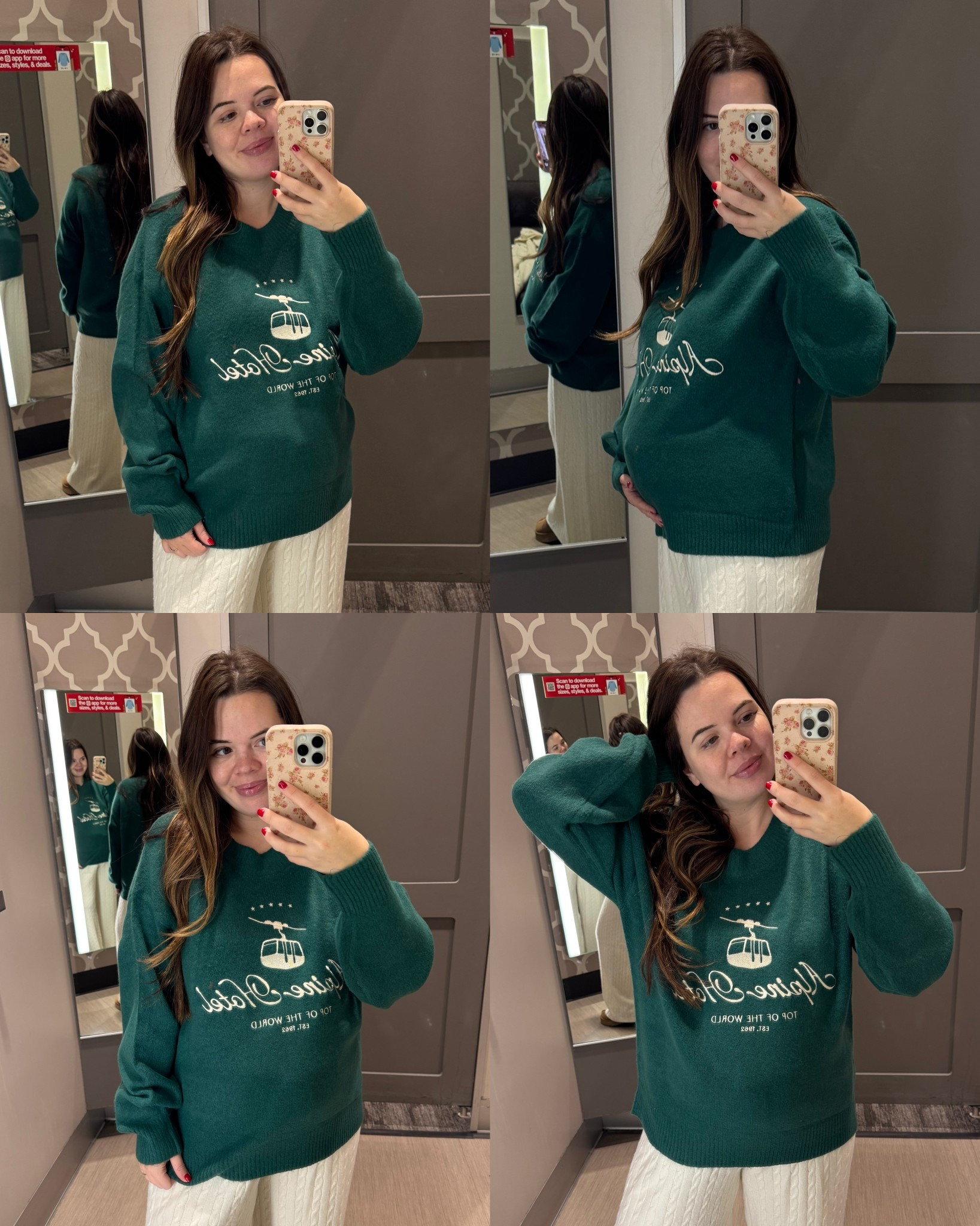 ON SALE!! Alpine Hotel Sweater, so cozy and comfy! Wearing size Large. 28 weeks pregnant, 5’3”. 

#LTKBump #LTKGiftGuide #LTKHoliday