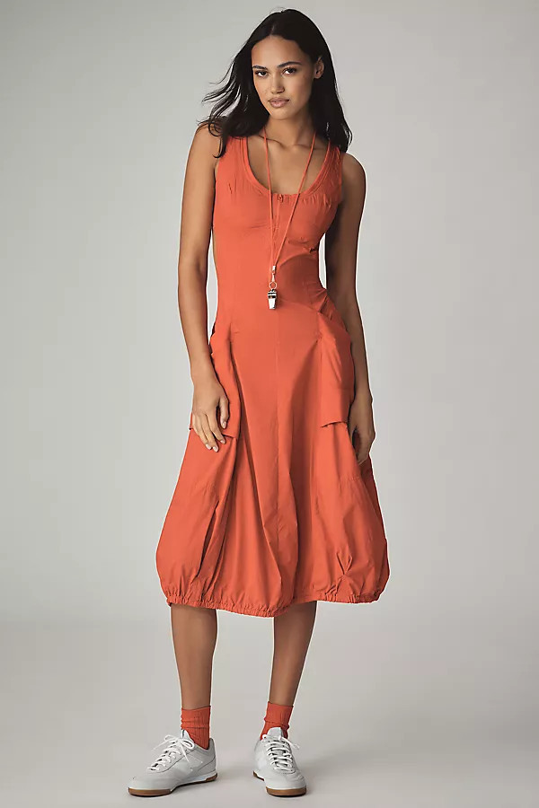 Daily Practice Fastpack Bubble-Hem Midi Dress | Anthropologie (US)