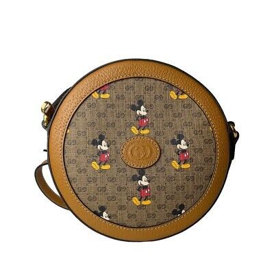 Gucci Disney Mickey Mouse GG Round Circle Crossbody Bag with box  | eBay | eBay US