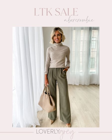 Fall outfit idea! Perfect for work! Grab everything 20% off during LTK sale! I am wearing an XS in the sweater and 25 in the pants! 

Loverly Grey, fall outfit 

#LTKSeasonal #LTKSale #LTKworkwear