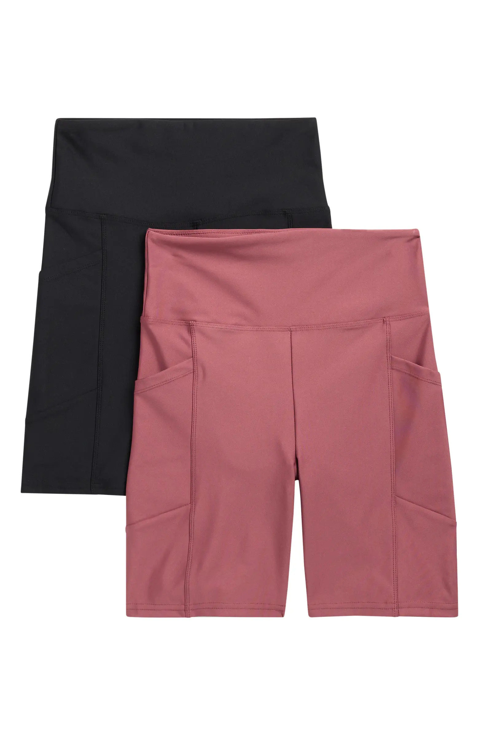 BALANCE COLLECTION Ariana Assorted 2-Pack High Waist Bike Shorts | Nordstromrack | Nordstrom Rack
