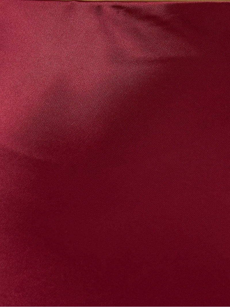 High-Waist Satin Midi Skirt | Walmart (US)