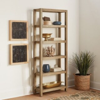 Ansley Tall Wood 5 Shelf Bookcase | Ballard Designs, Inc.