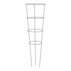 54 in. Heavy-Duty Galvanized Tomato Cage | The Home Depot