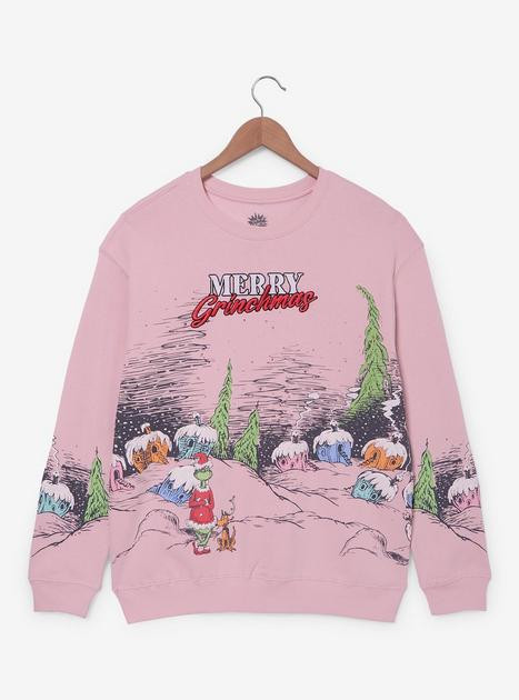 How the Grinch Stole Christmas Merry Grinchmas Women's Crewneck — BoxLunch Exclusive | BoxLunch