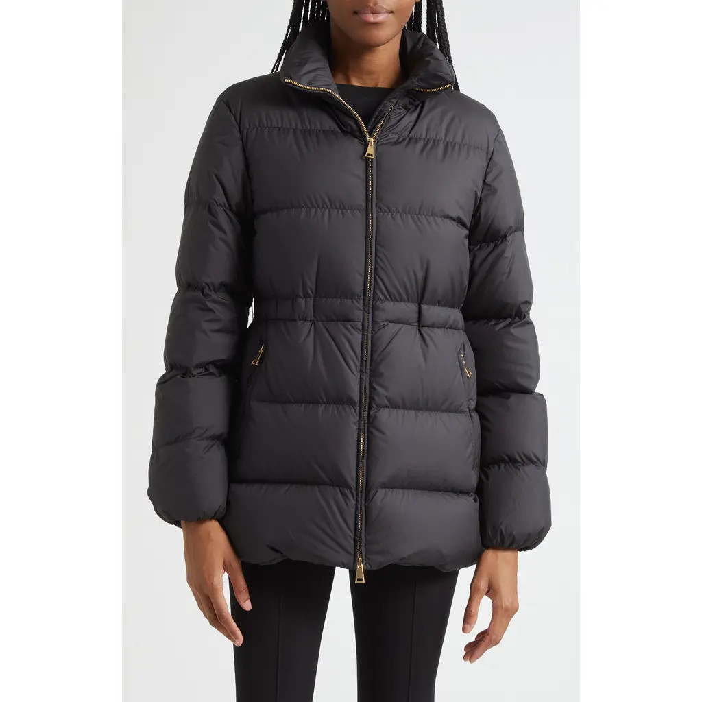 Moncler Brossette Down Jacket in Black at Nordstrom, Size 00 | Nordstrom
