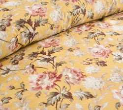 Ansley Yellow Floral Duvet Cover | Pottery Barn (US)