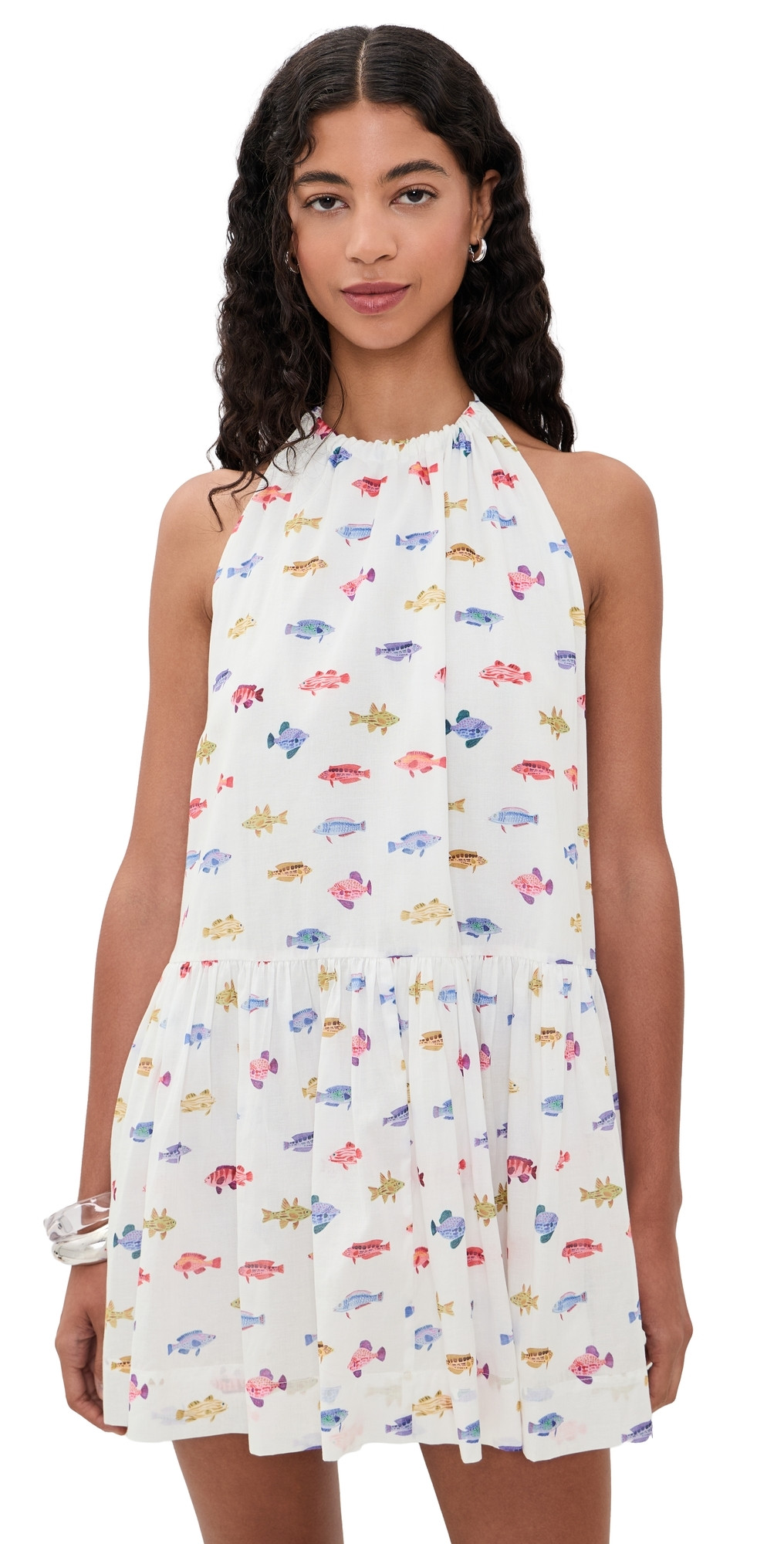 Hill House Home The Sol Tunic Dress Rainbow Fish XS | Shopbop