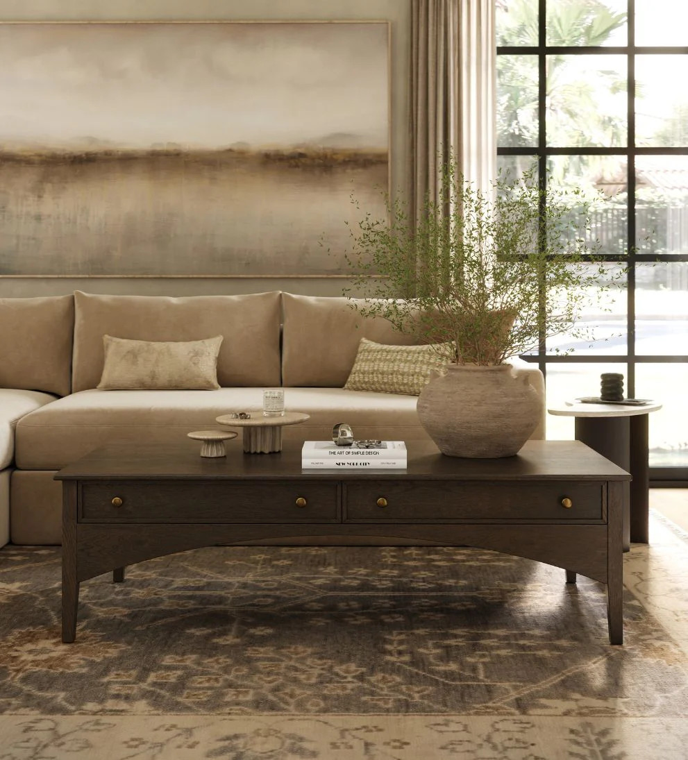 Cleo Coffee Table Espresso | Le Maé