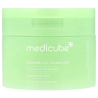 Medicube, Exosome Cica Calming Pad, 100 Pads, 5.07 fl oz (150 ml) | iHerb