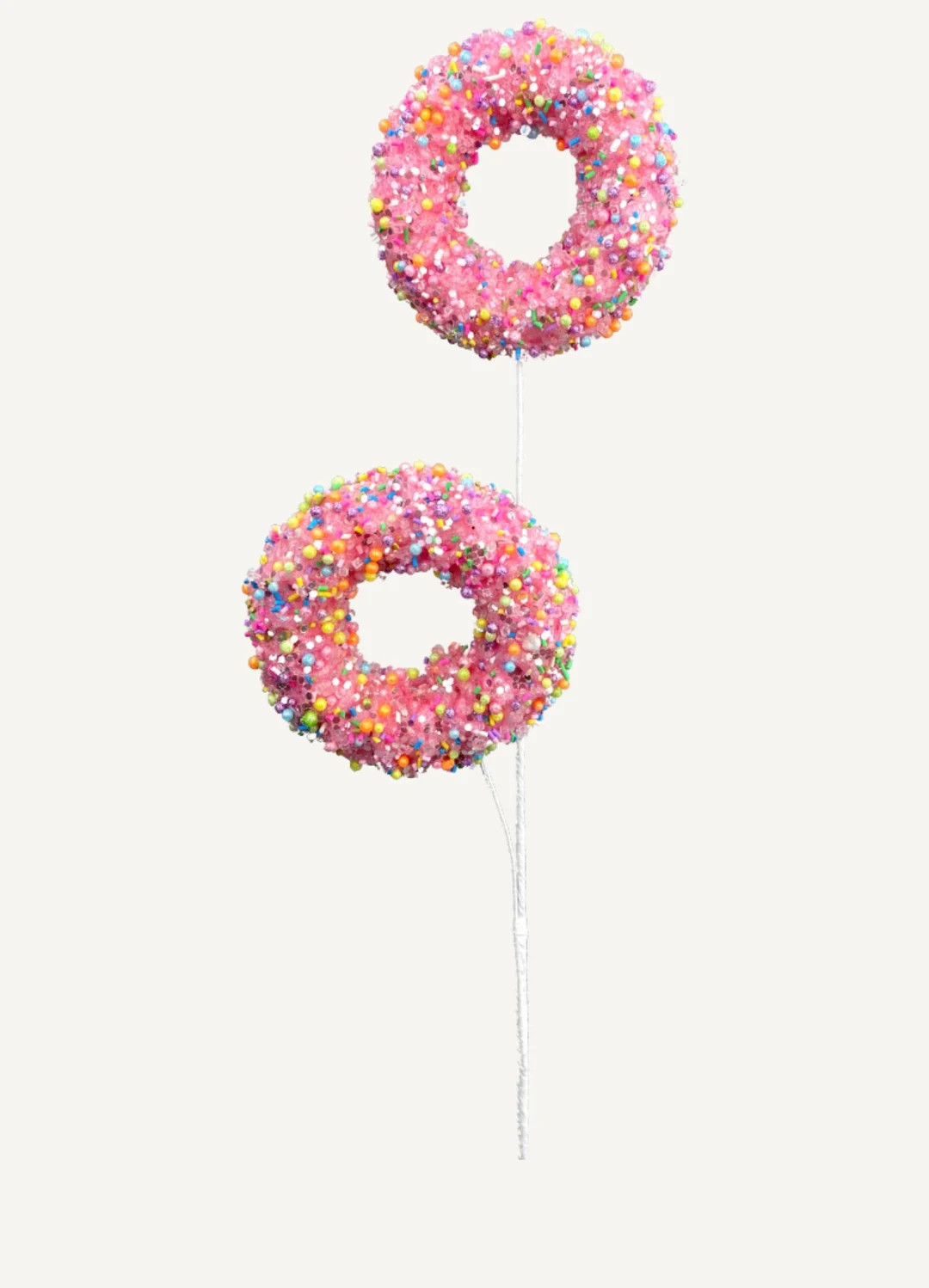 Pink Doughnut Floral Picks, Greenery, Floral Supplies, Wreath Donut Christmas Tree Picks, Wreath ... | Etsy (US)