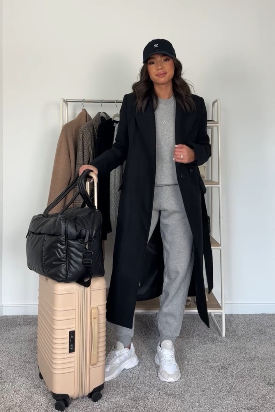 Size Small in sweatshirt, small sweat pants, size Small in black, sneakers are SO comfy and the luggage and travel duffle are my favorites! 






Airport outfit 
Travel outfit
Athleisure
Comfy outfit 
Casual outfit 

#LTKtravel #LTKunder100 #LTKstyletip