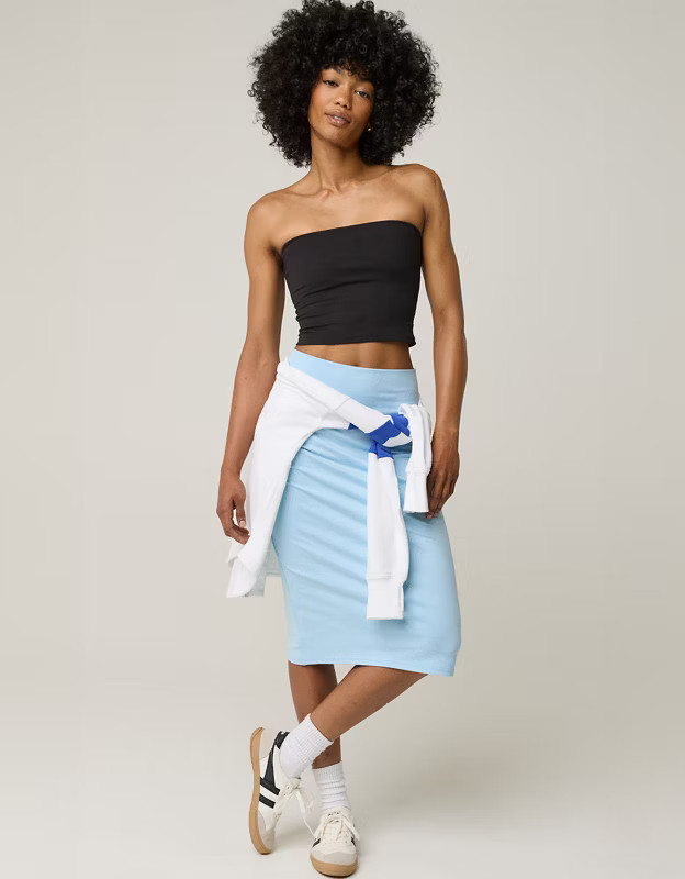OFFLINE By Aerie The Hugger Midi Skirt | Aerie