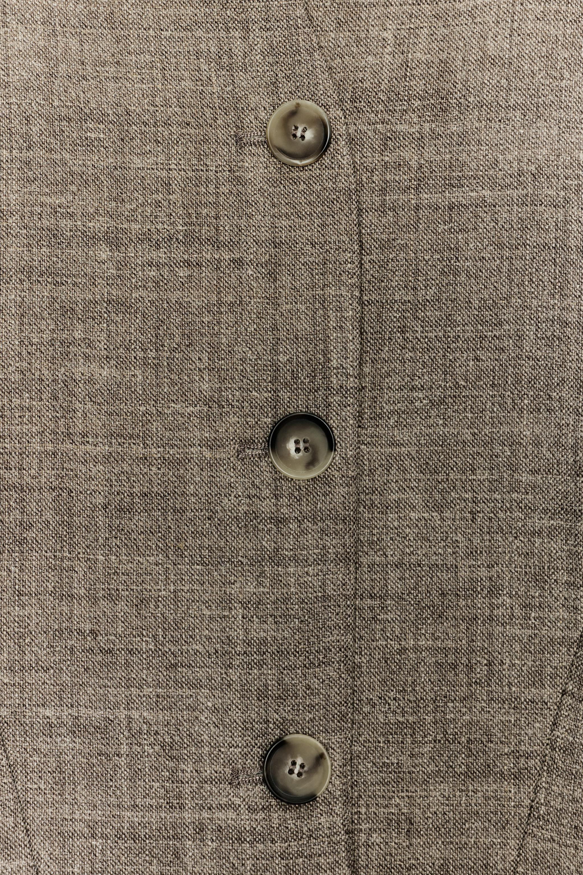 ZW COLLECTION WOOL BLEND CROPPED JACKET | Zara UK