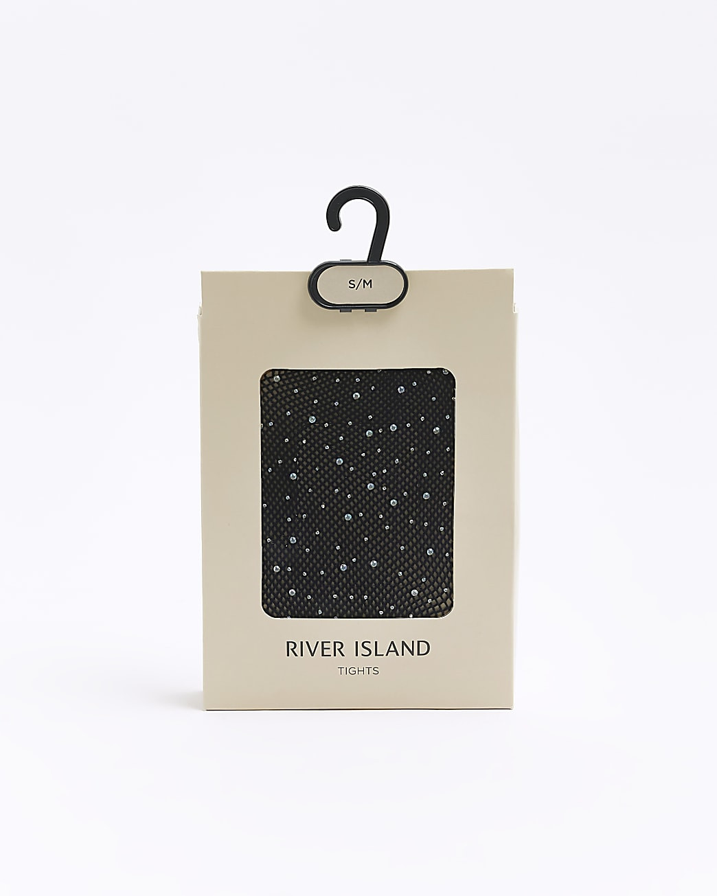 Black diamante fishnet tights | River Island (UK & IE)