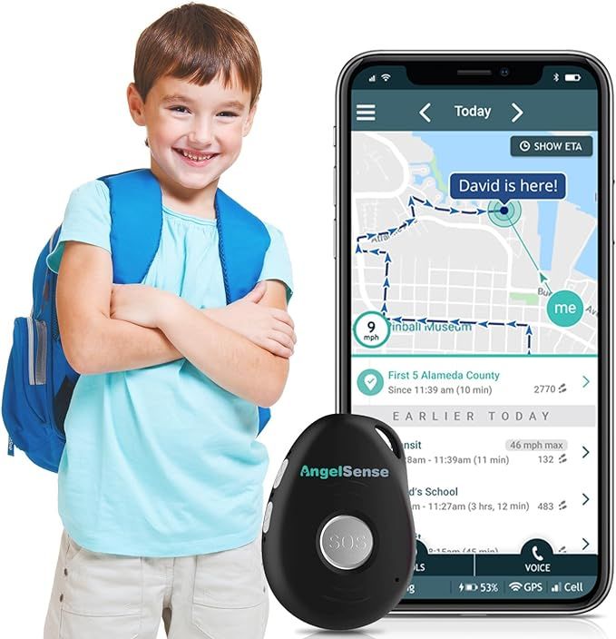AngelSense Personal GPS Tracker for Kids, Teen, Autism, Special Needs, Elderly, Dementia - 2-Way ... | Amazon (US)