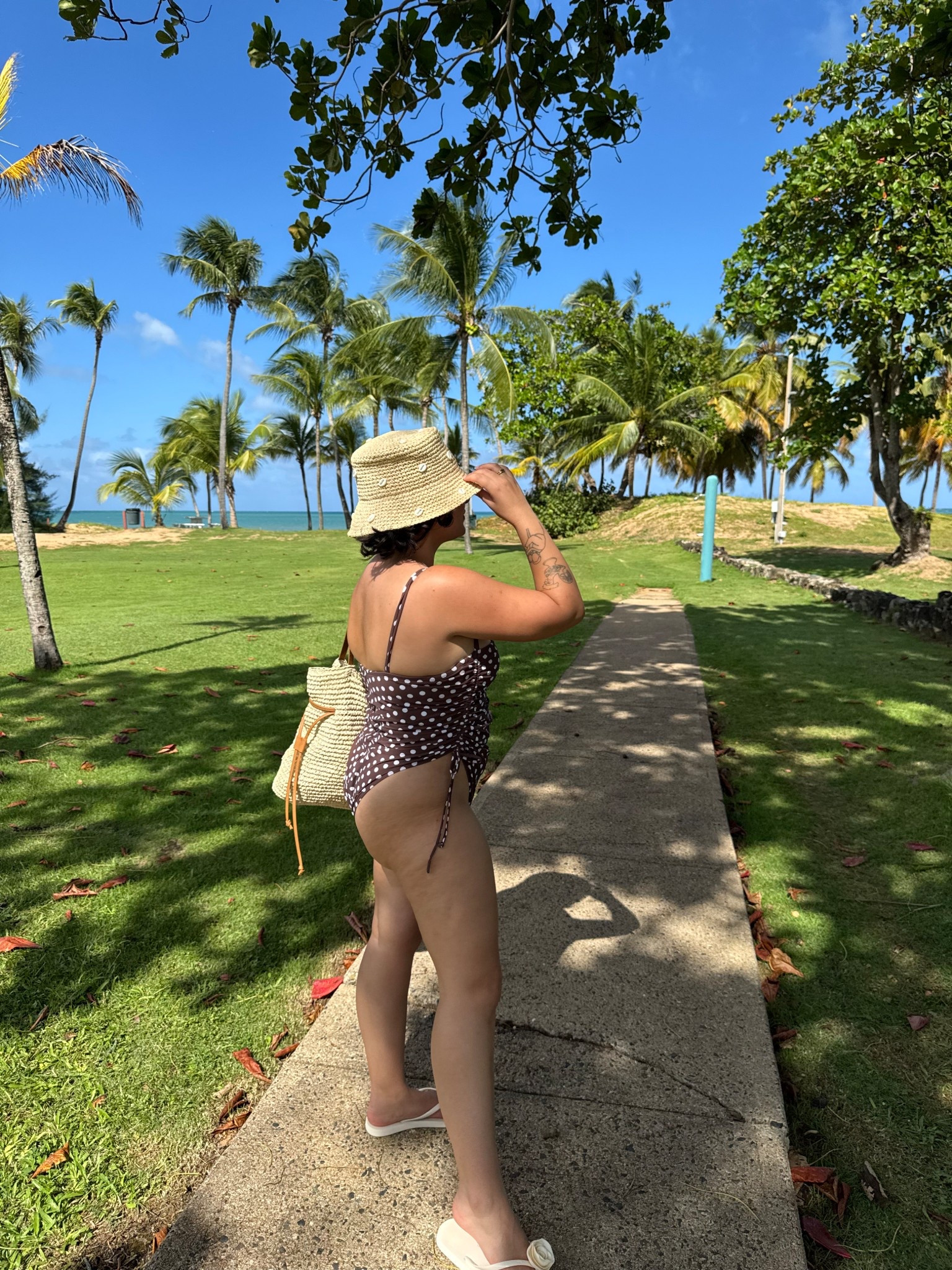 Hat- Walmart
Bathing suit, flip flops- Target
Sunglasses- Primark
Bag- Amazon 

#LTKFindsUnder50 #LTKTravel