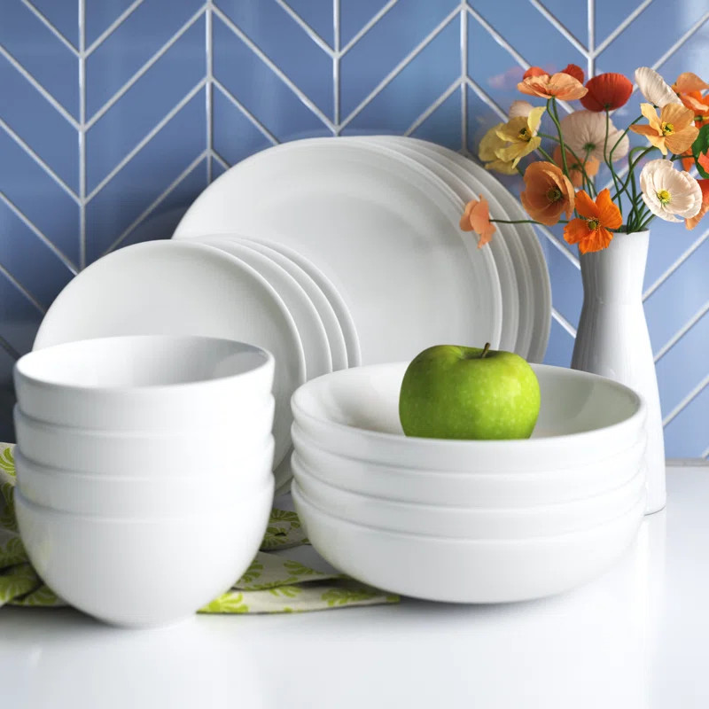 Wayfair Basics® Burkeville Stoneware Dinnerware Set - Service for 4 | Wayfair North America