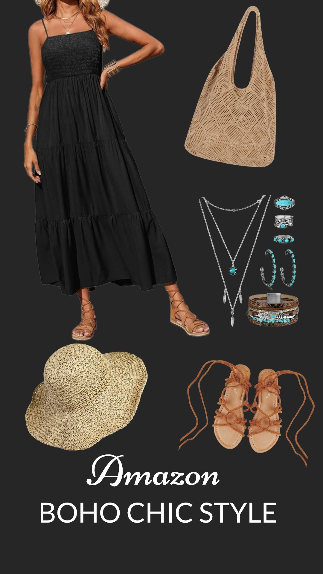 An easy boho chic maxi dress with effortless style usually blends flowy fabrics, earthy tones, and laid-back details. Here’s a perfect example of what to look for (or put together):

#LTKTravel #LTKStyleTip #LTKMidsize