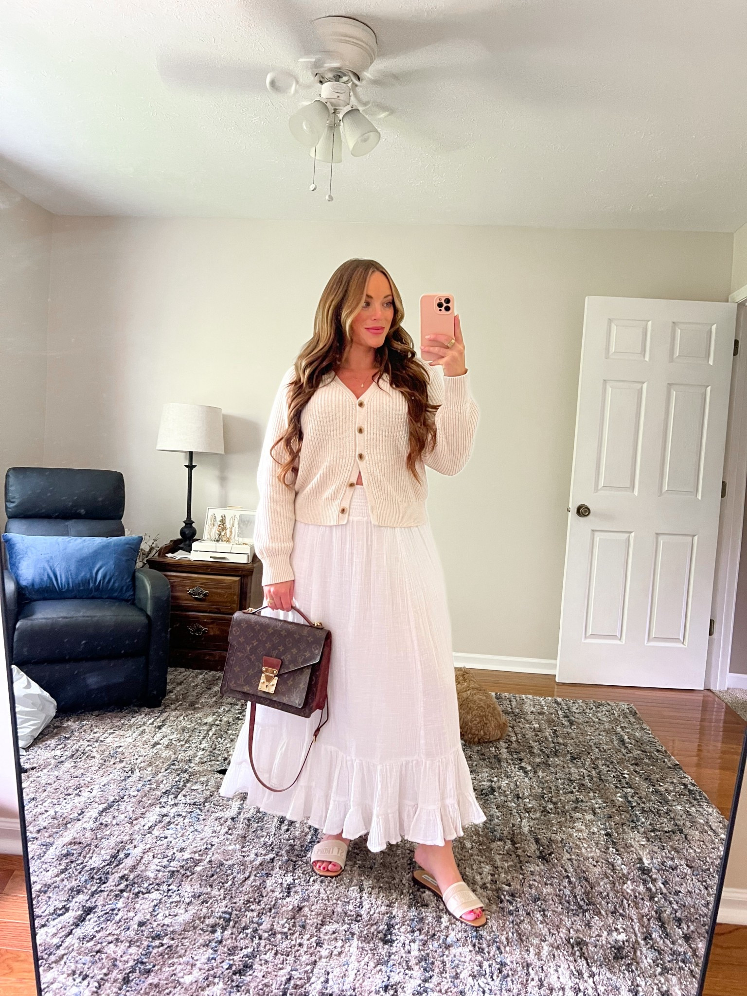 Super easy spring outfit, white skirt and simple cardigan with sandals, wedges, or flats!



#LTKSeasonal #LTKMidsize #LTKWorkwear