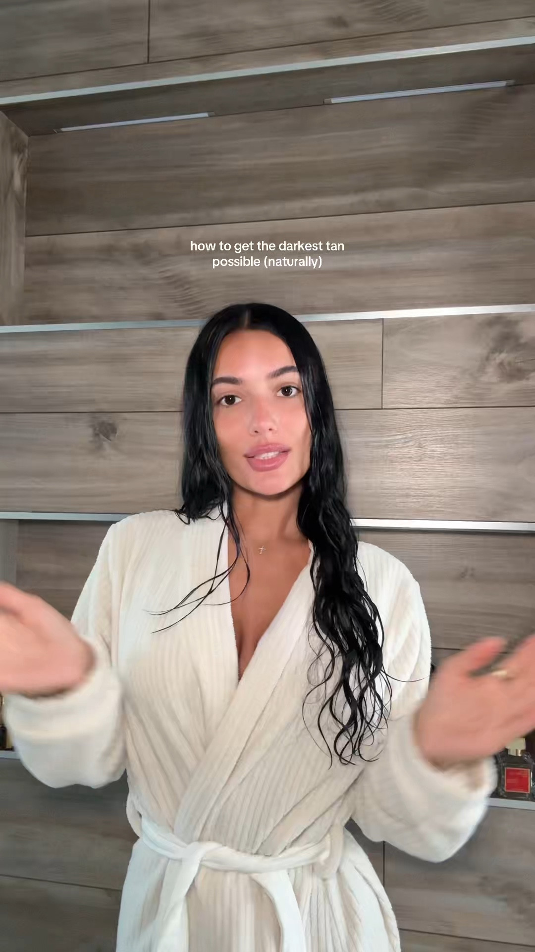 skincare + bodycare routine when tanning 