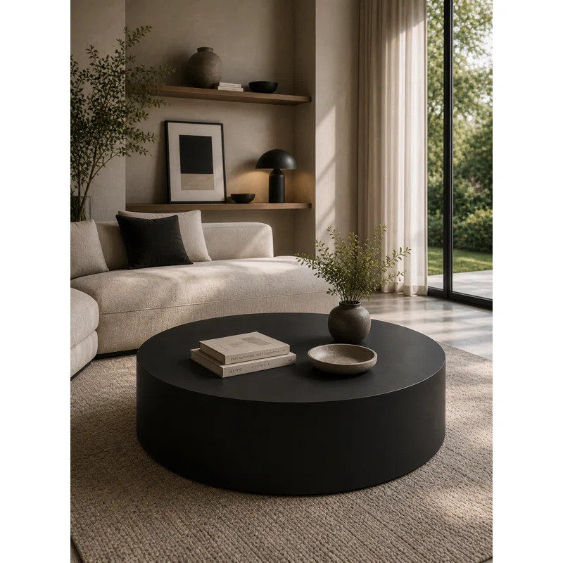 Jalisia Round Coffee Table Metal | Wayfair North America