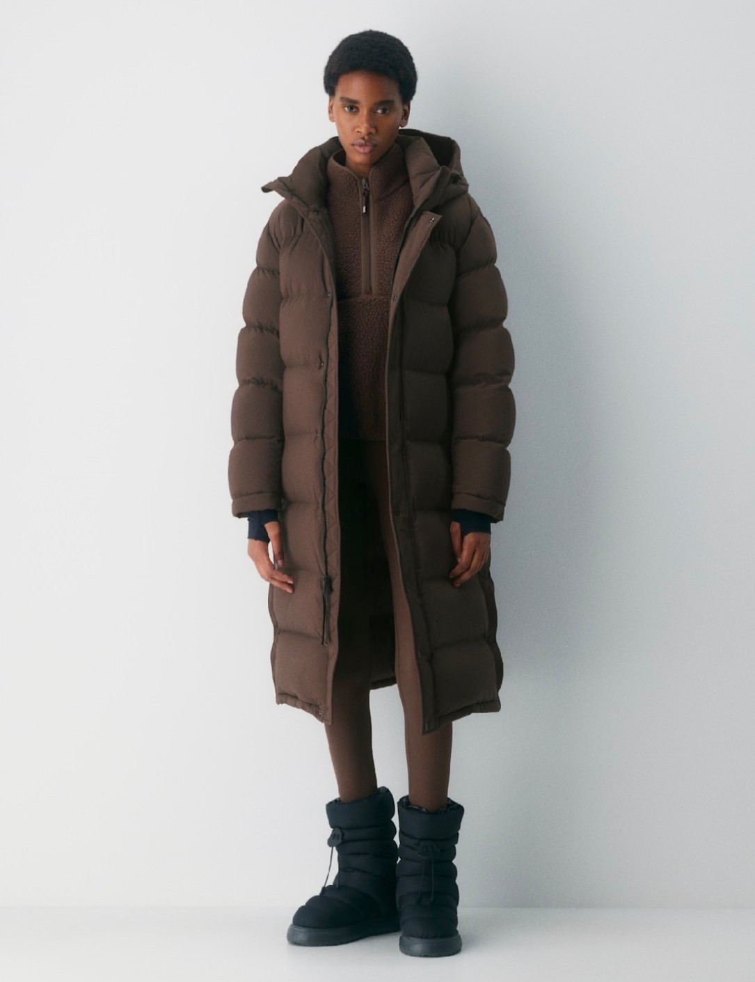 Aritzia rich mocha brown super puff! Stunning black alternative for Autumns! On the Christmas list 🤩