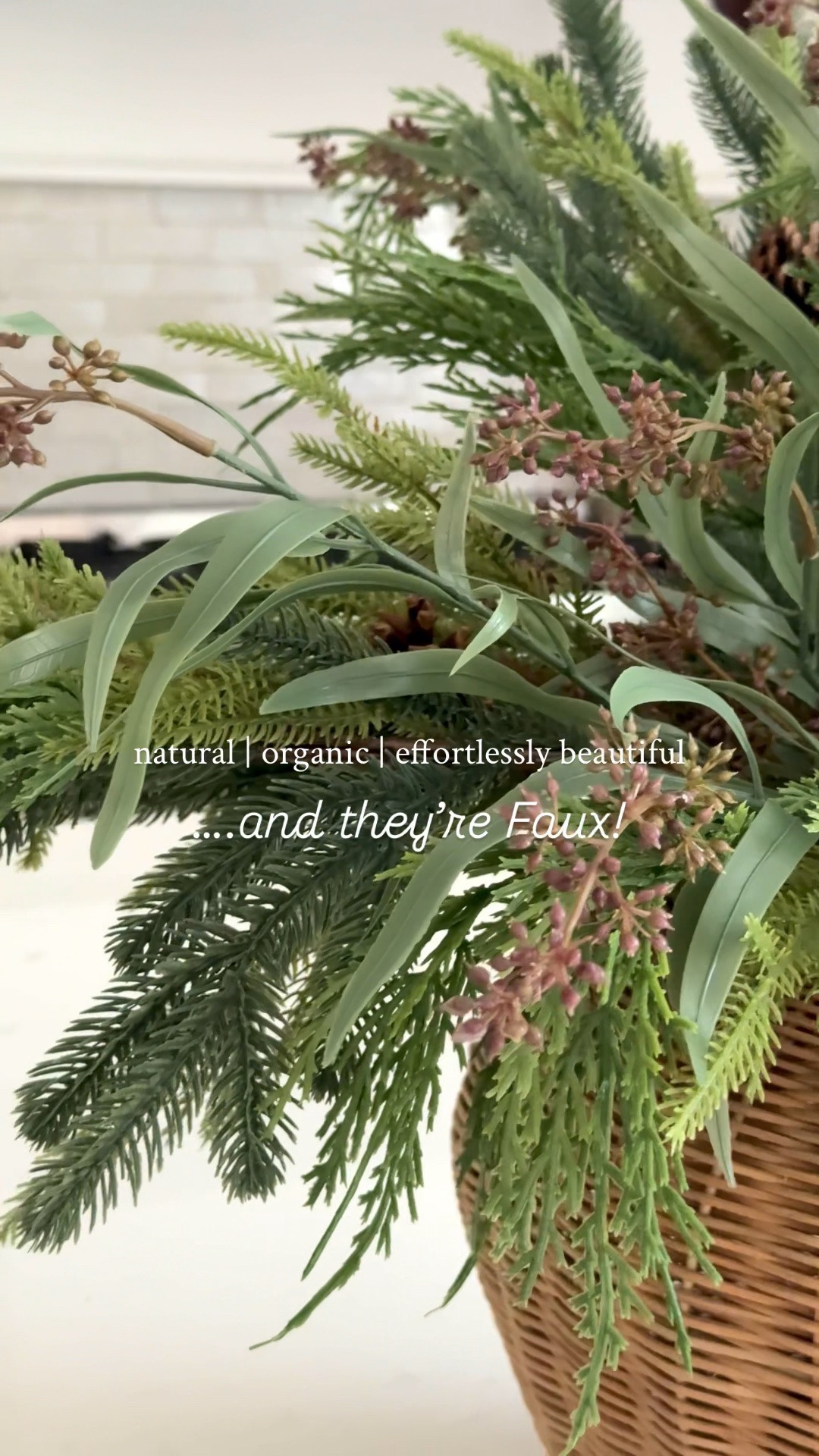 Realistic faux winter stems | Faux evergreen branches | Natural winter greenery | Organic holiday decor | Faux cedar stems | Winter vase filler | Christmas greenery | Seasonal home decor | Neutral Christmas decor | Rustic winter styling | Designer-inspired holiday decor | Michaels 

#FauxWinterStems #FauxGreenery #WinterDecor #ChristmasDecor #HolidayGreenery #OrganicModernDecor #ChristmasStyling #LTKHome #LTKHoliday

#LTKSeasonal #LTKSaleAlert #LTKHome