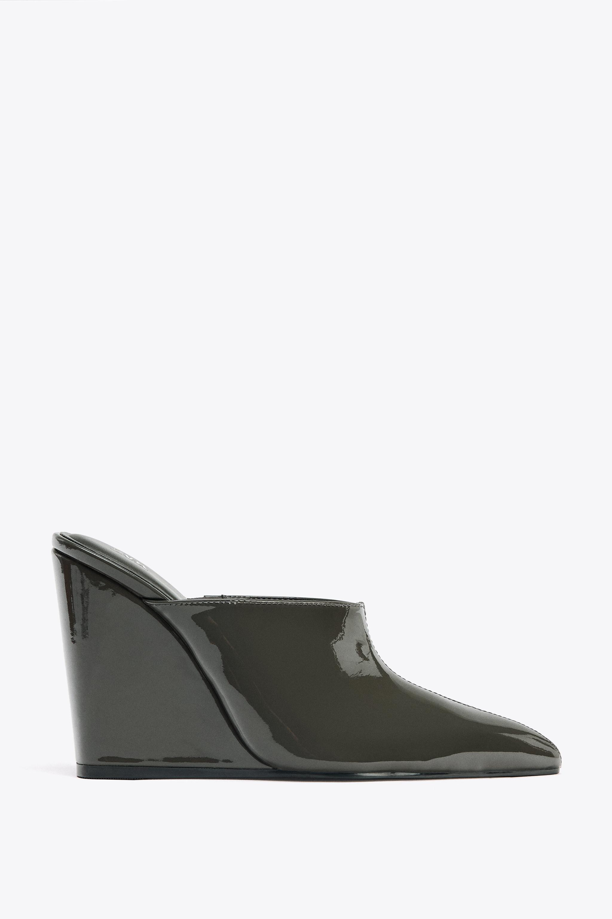 PATENT WEDGE HEELS | Zara US
