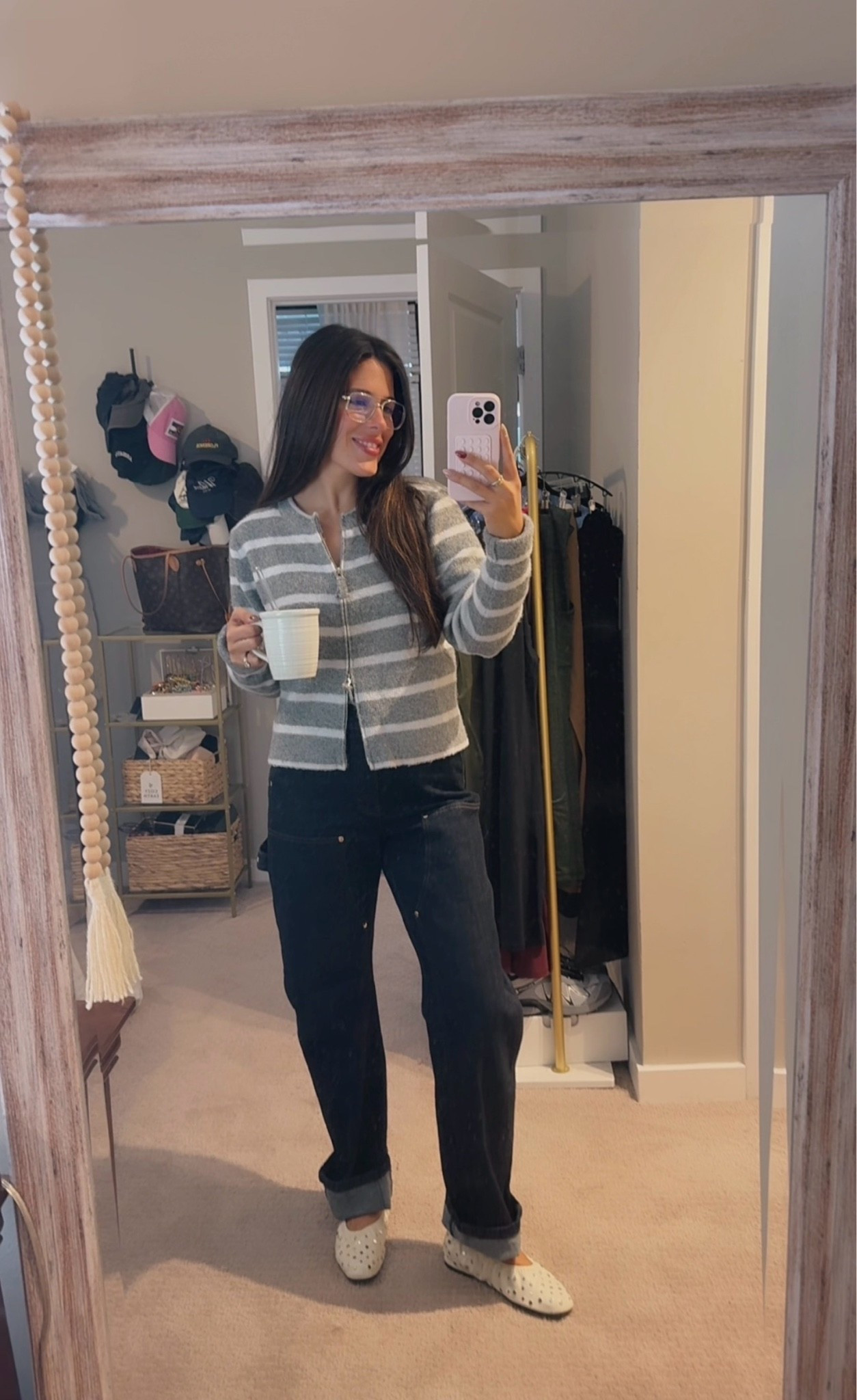 Church ootd! Obsessed with these jeans that I rented from Nuuly- I linked similar! Sweater is from Copper and Cloth so use MYCLASSROOMCLOSET for 20% OFF.

#LTKootd #LTKgrwm