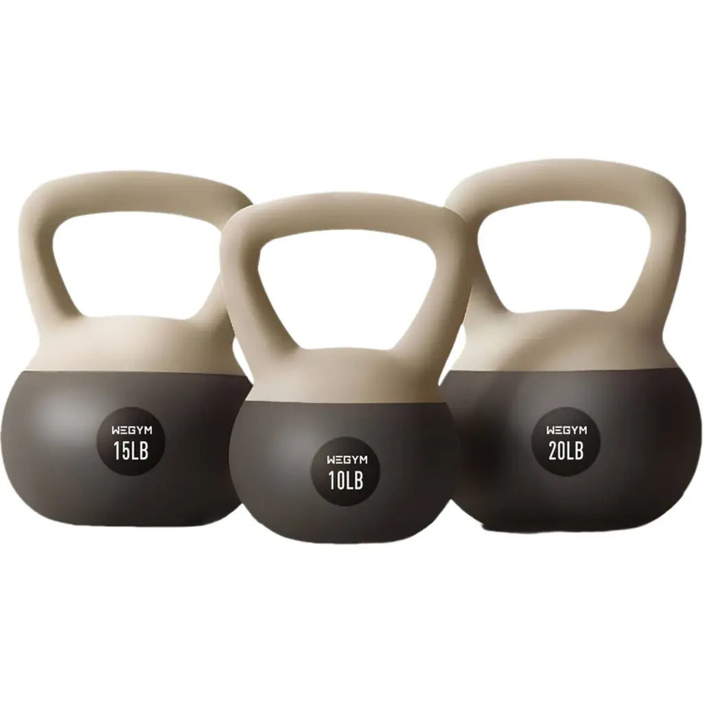 WeGym Soft Kettlebell 3pc Set in Sandstone at Nordstrom | Nordstrom