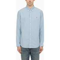 Polo Ralph Lauren Light Blue Cotton Shirt | Balardi (US & Canada)