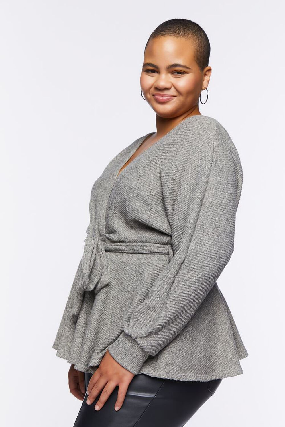 Plus Size Surplice Wrap Top | Forever 21 (US)